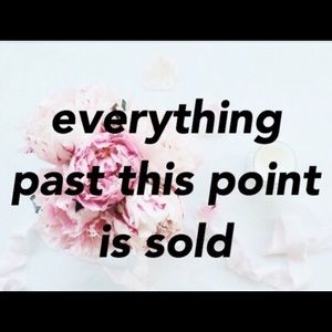 All listings past this point have been sold 🤩🛍🎉